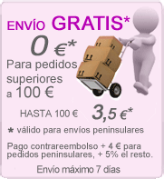Envío gratis para pedidos superiores a 100€ Envío gratis para pedidos superiores a 100€