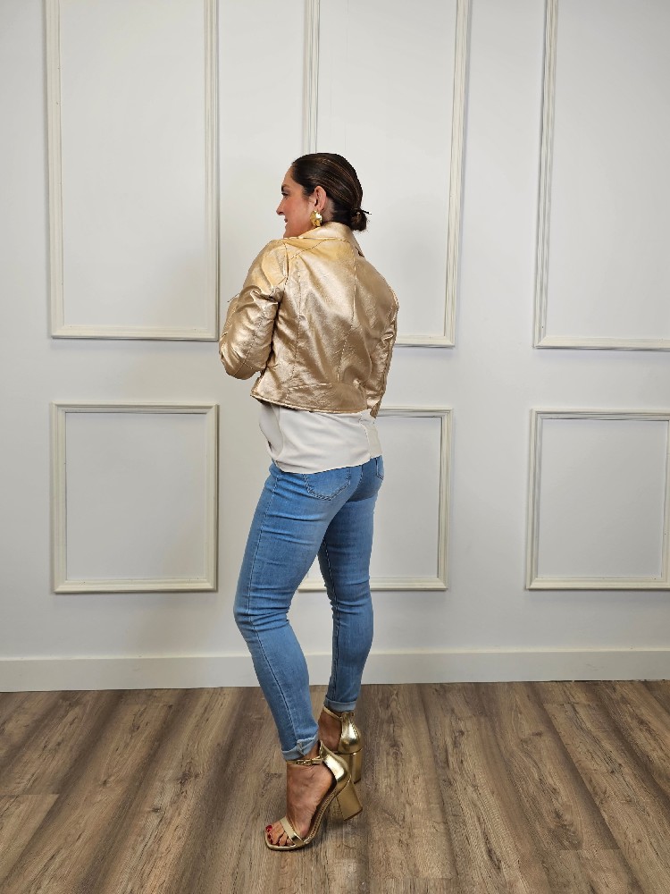BIKER POLIPIEL DORE