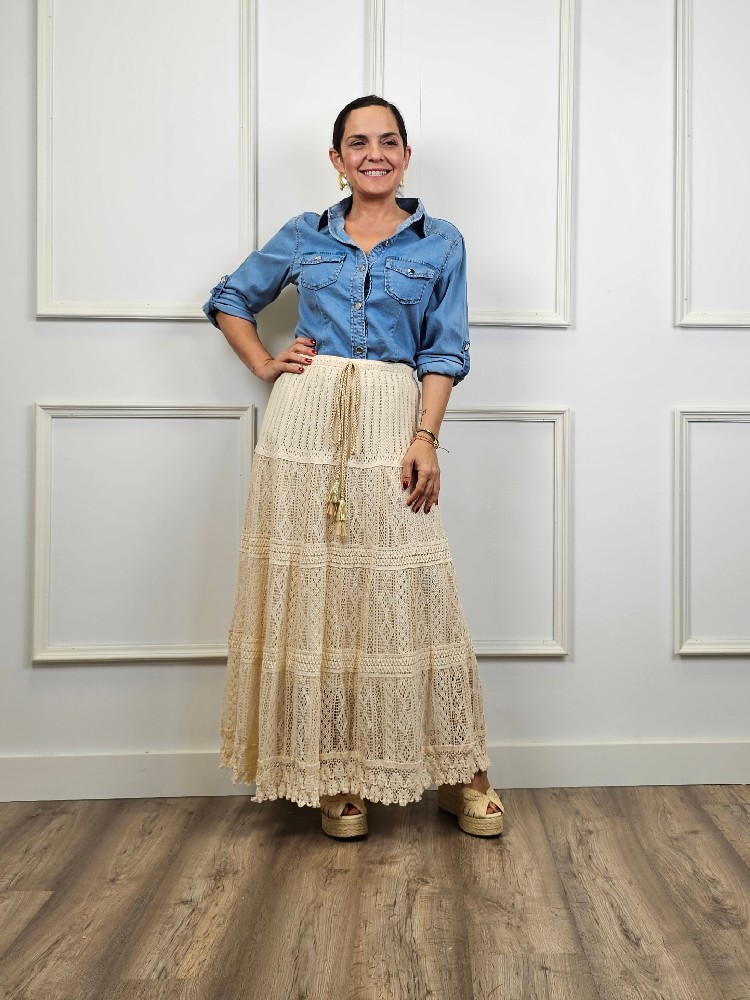 CAMISA DENIM FLUIDA