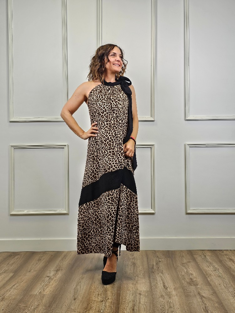 VESTIDO LEO COMBINADO
