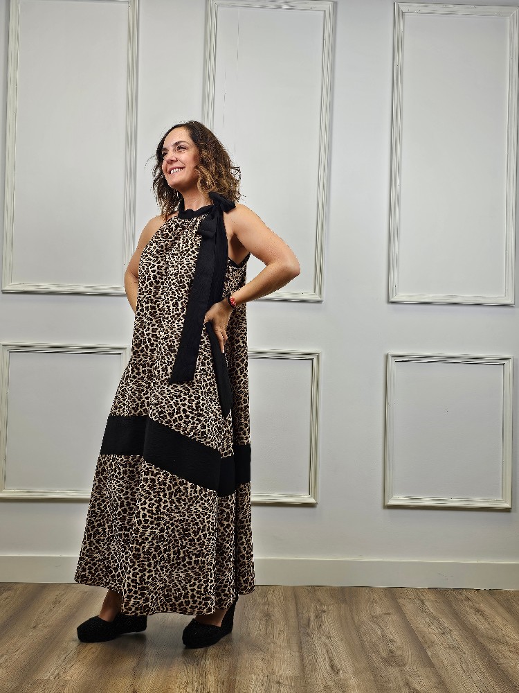 VESTIDO LEO COMBINADO