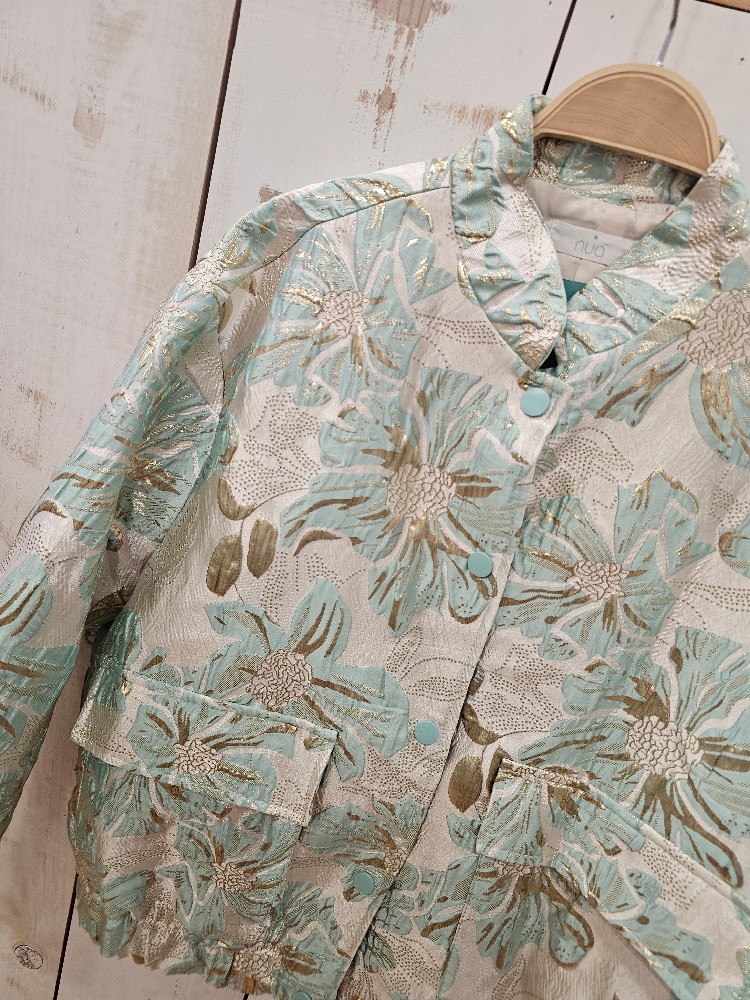 BOMBER BROCADA GALAXY MENTA BOMBER BROCADA GALAXY MENTA