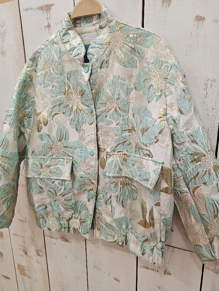 BOMBER BROCADA GALAXY MENTA BOMBER BROCADA GALAXY MENTA