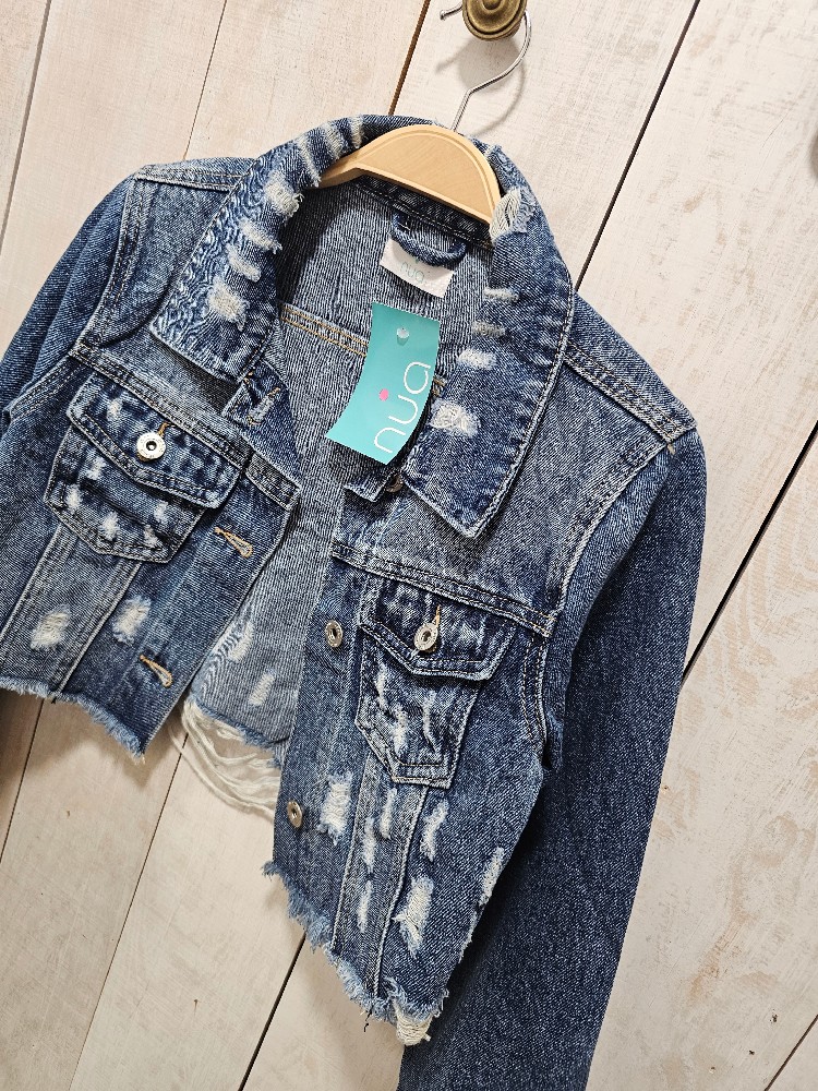 CAZADORA DENIM CROP CAZADORA DENIM CROP
