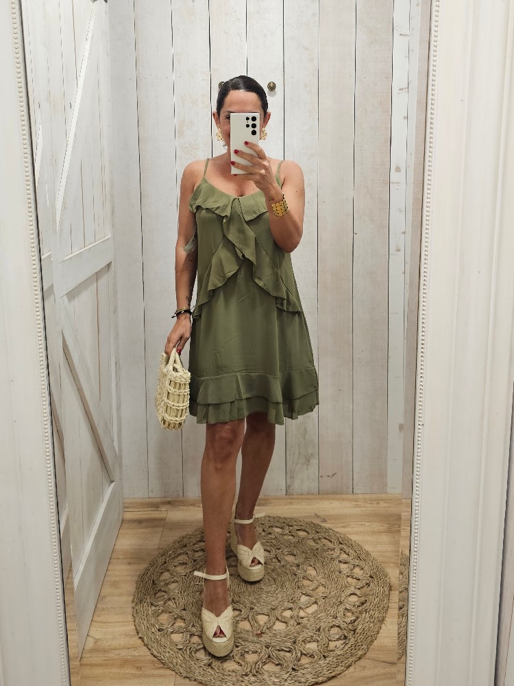 VESTIDO GASA CORTO VESTIDO GASA CORTO