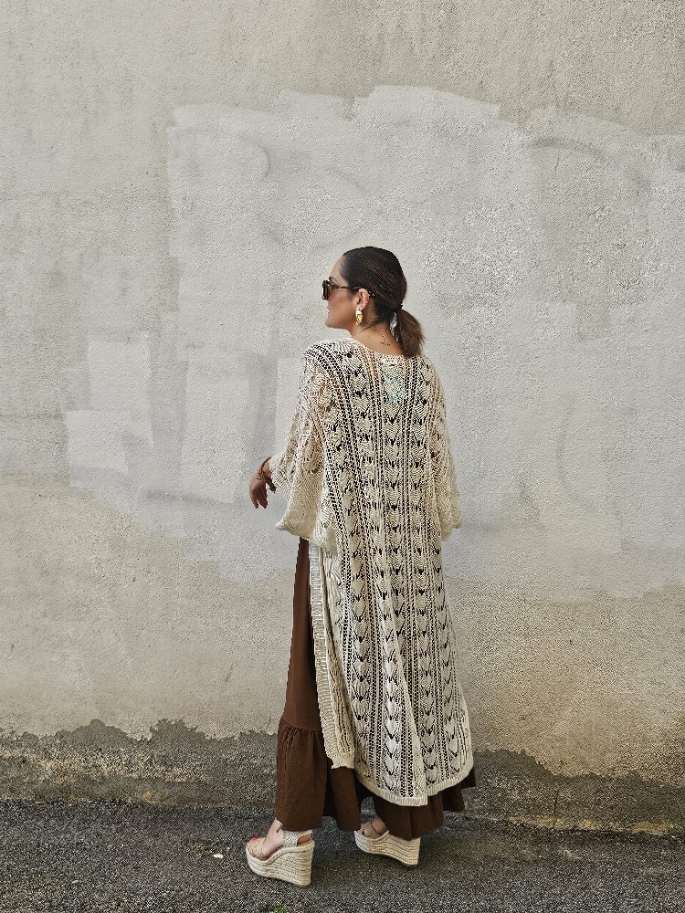 CHAQUETA KIMONO CROCHET CHAQUETA KIMONO CROCHET