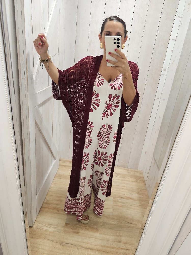 CHAQUETA KIMONO CROCHET CHAQUETA KIMONO CROCHET