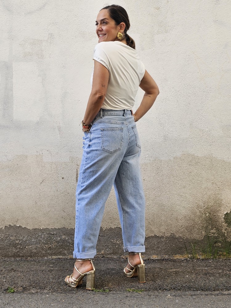 DENIM BOYFRIEND ROTOS DENIM BOYFRIEND ROTOS