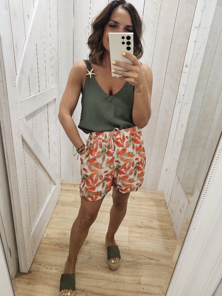 PANTALON CORTO ORANGE PANTALON CORTO ORANGE