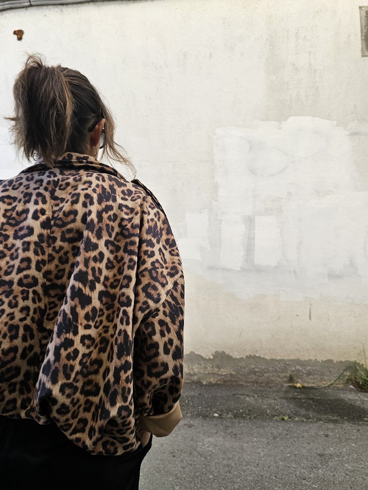 BOMBER ANTELINA ANIMALPRINT