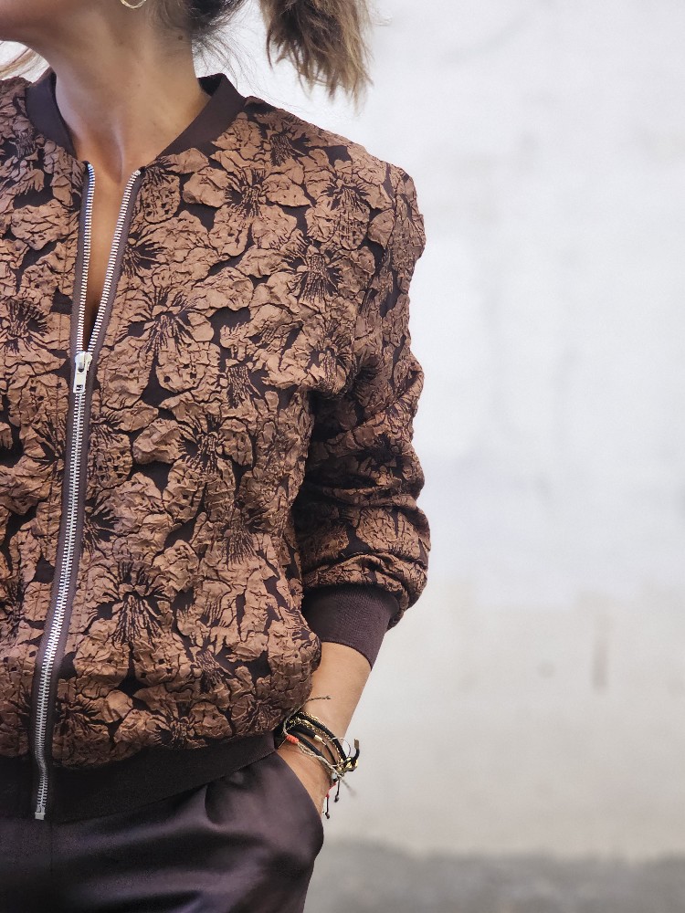 BOMBER JACQUARD