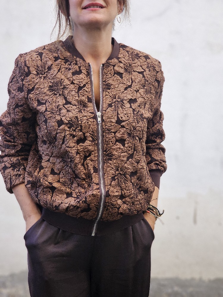 BOMBER JACQUARD