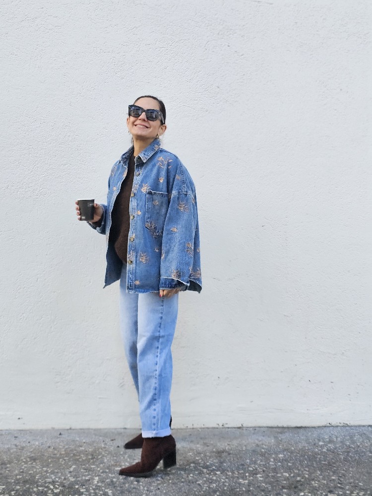 SOBRECAMISA DENIM BORDADOS