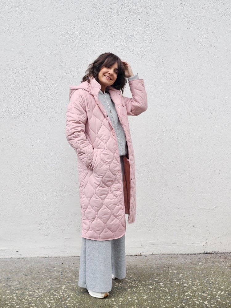 ABRIGO GUATEADO ROSA