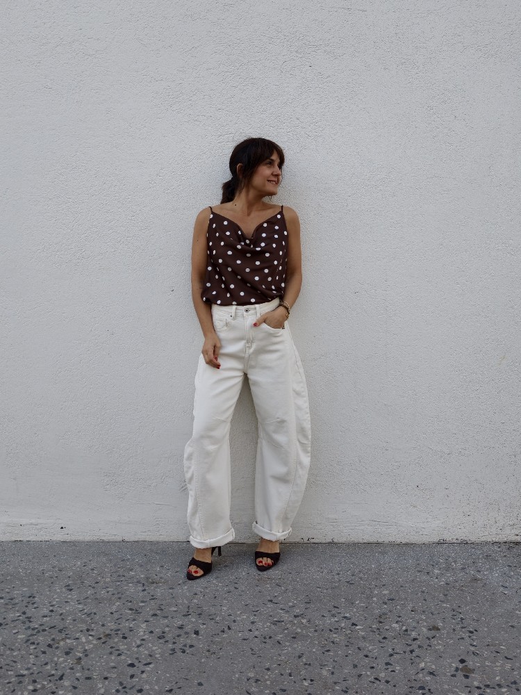 TOP SATINADO LUNARES TOP SATINADO LUNARES