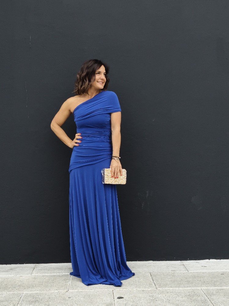 VESTIDO ASIM�TRICO