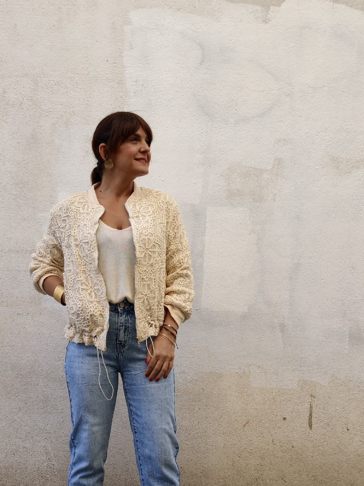 BOMBER CROCHET