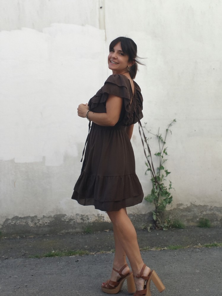 VESTIDO CORTO MARIQUITA VESTIDO CORTO MARIQUITA