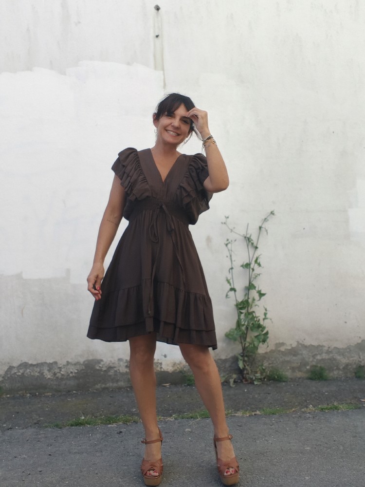 VESTIDO CORTO MARIQUITA VESTIDO CORTO MARIQUITA