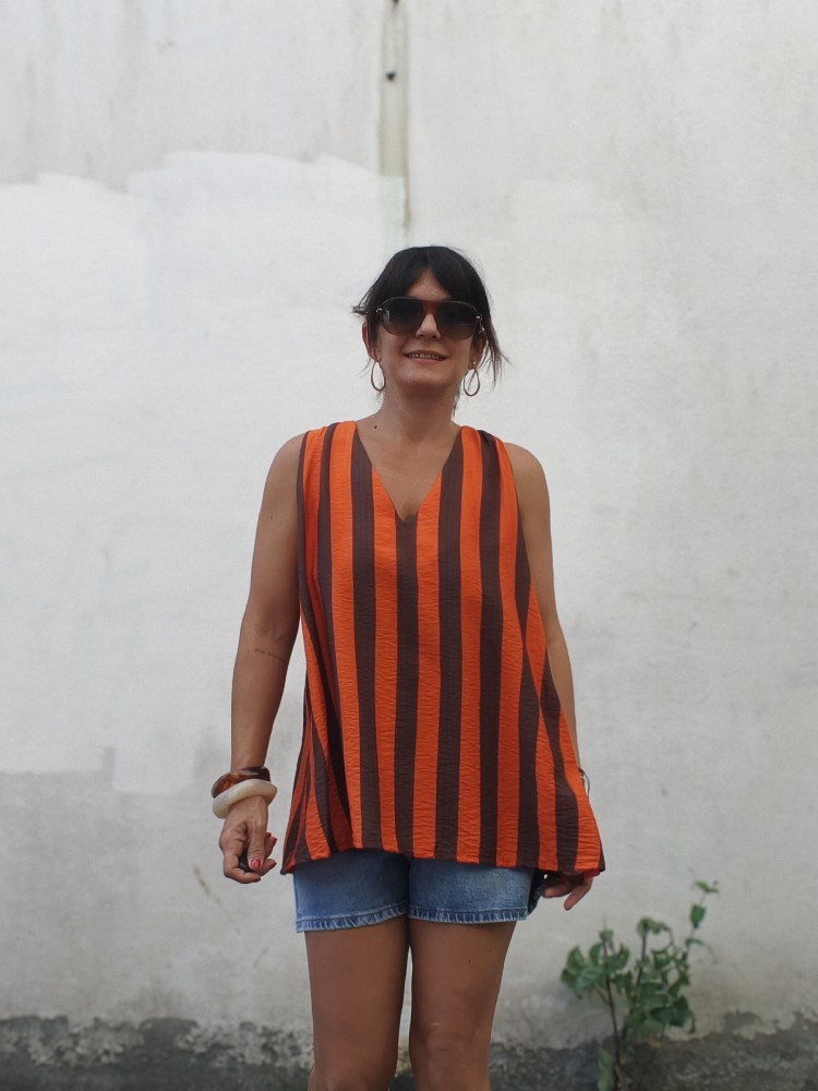 BLUSA RAYAS VUELO BLUSA RAYAS VUELO