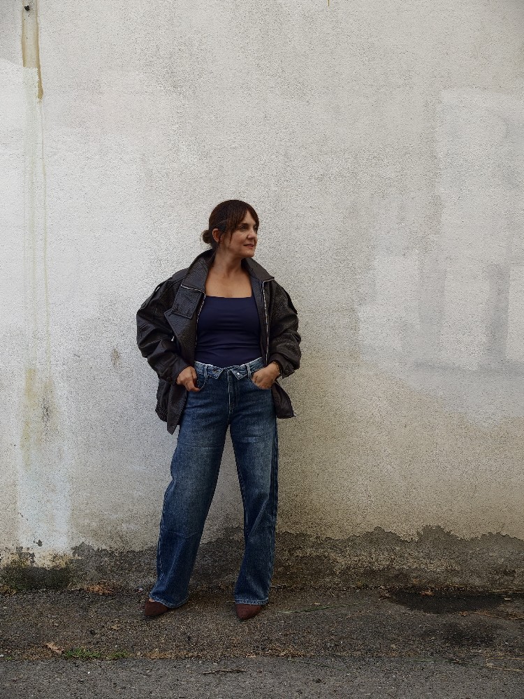 DENIM BALLOOM CINTURA DOBLADA DENIM BALLOOM CINTURA DOBLADA