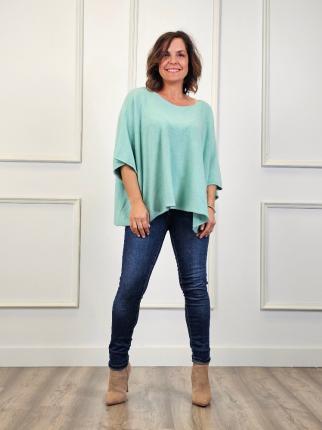 SUTER PONCHO PUNTO - Ver os detalles do produto