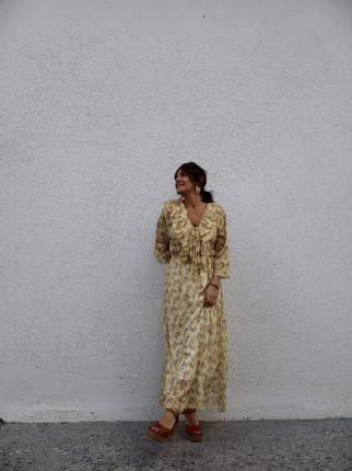 VESTIDO LARGO BOHO - Ver los detalles del producto