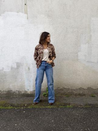 DENIM RECTO CORTADO - Ver os detalles do produto