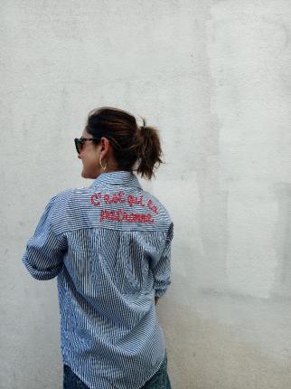 CAMISA RAYAS OVER PATRONNE - Ver los detalles del producto