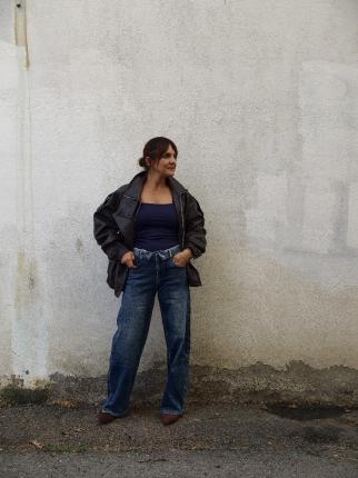 DENIM BALLOOM CINTURA DOBLADA - Ver los detalles del producto