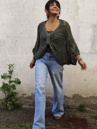 SUETER CROCHET LAZO