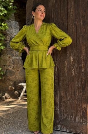 CONJUNTO PANTALON JAQUARD