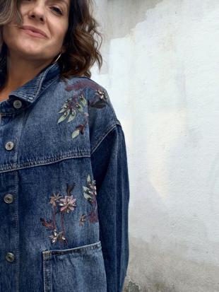 SOBRECAMISA DENIM BORDADOS