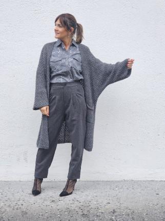 MAXI CARDIGAN ABIERTO - Ver los detalles del producto